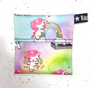 Buy watercolor-snacking-unicorns Pocket Bags