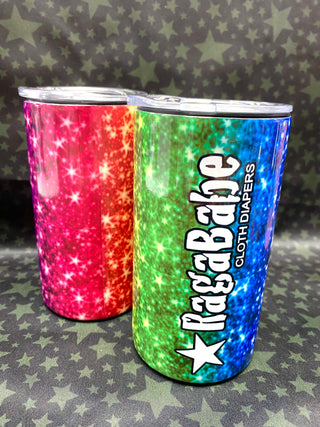 Buy adult-size-glitter-ombre-insulated-20-oz-lid-straw-cup RagaBabe Adult and Kids&#39; Insulated Tumblers and Sippies