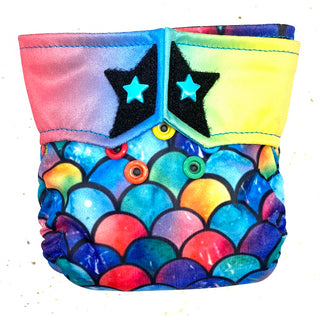 Buy rainbow-scales RagaBabe Newborn All-In-One Cloth Diapers
