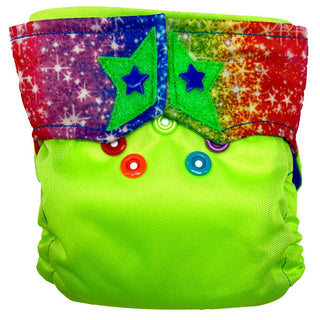 Buy neon-green RagaBabe Newborn All-In-One Cloth Diapers