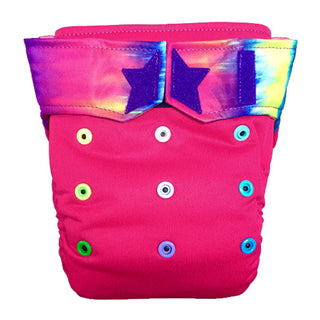 Buy magenta-vtd-wings-purple-star RagaBabe 2-Step Cloth Diapers