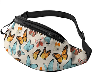 Buy natural-butterfly-fanny-pack-no-form-needed-butterfly-patch-32-95 Custom Fanny Packs and Mini Backpacks