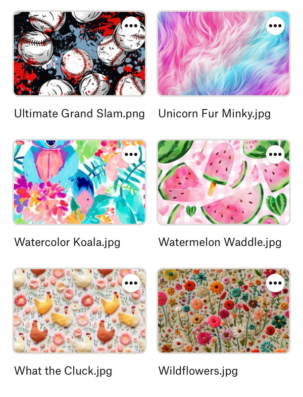 Limited Customer Print Spots ROUND 2