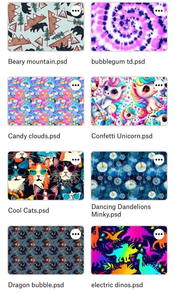 Limited Customer Print Spots ROUND 1