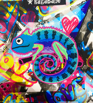 Hippos, Chameleons and Suns Custom Stocking