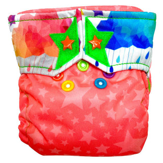 Buy highlighter-stars RagaBabe Newborn All-In-One Cloth Diapers