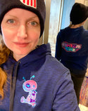 WOMEN'S SIZES Alien/Rose Custom Hoodie Stocking