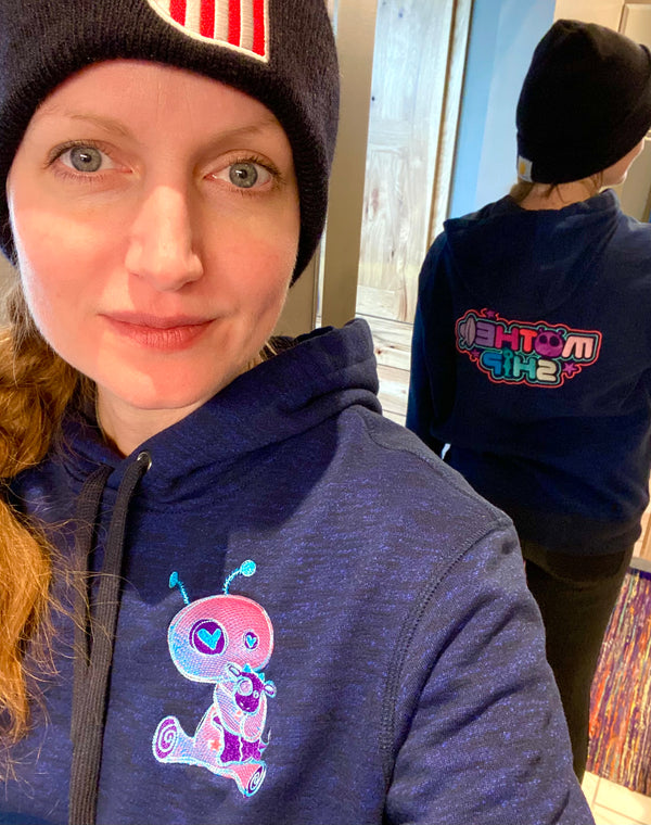 WOMEN'S SIZES Alien/Rose Custom Hoodie Stocking