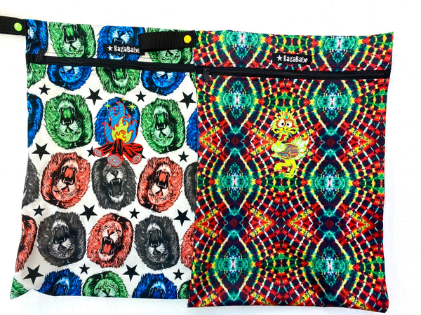 Embroidered MEDIUM and SMALL Wet Bags