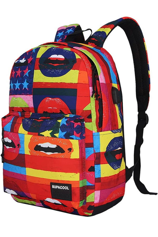 Embroidered Backpack/Diaper Bag