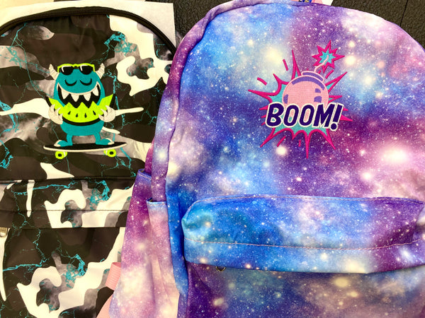 Embroidered Backpack/Diaper Bag