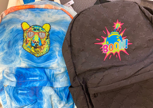 Embroidered Backpack/Diaper Bag