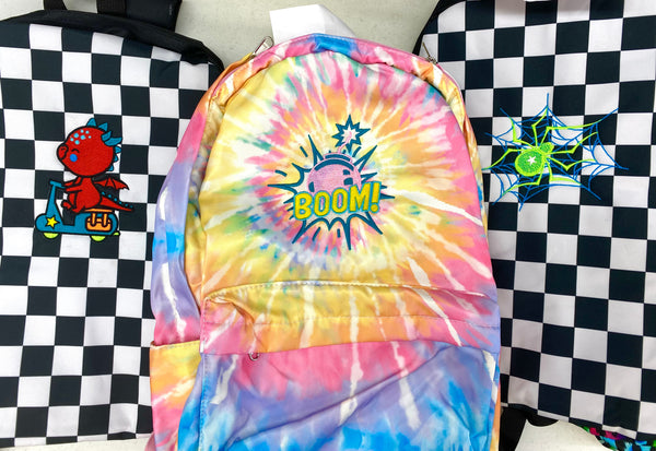 Embroidered Backpack/Diaper Bag