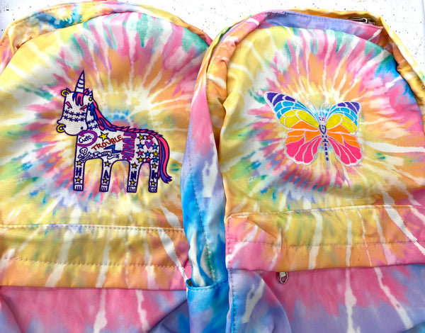 Embroidered Backpack/Diaper Bag