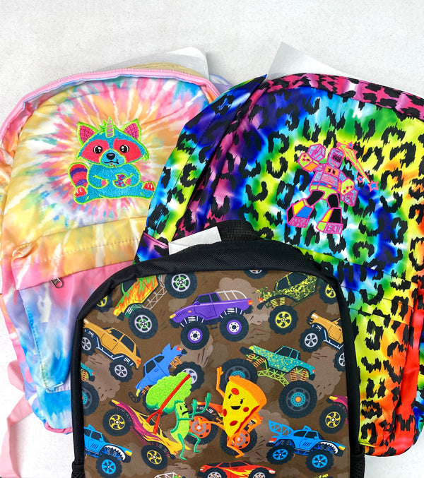 Embroidered Backpack/Diaper Bag