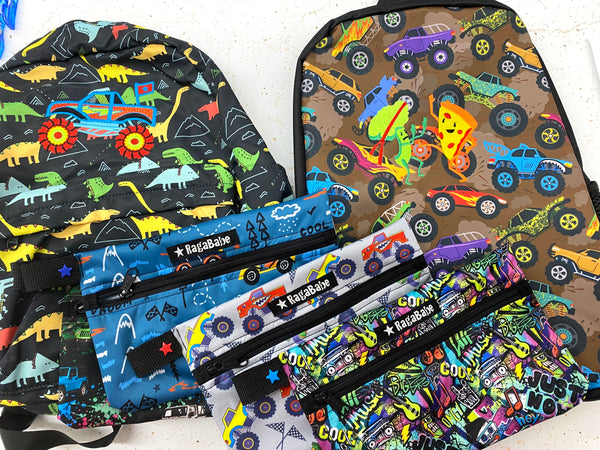 Embroidered Backpack/Diaper Bag