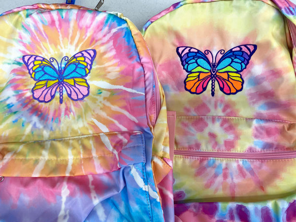 Embroidered Backpack/Diaper Bag