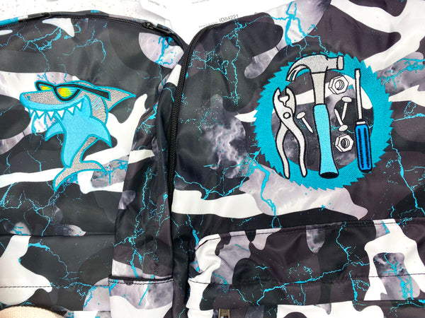 Embroidered Backpack/Diaper Bag
