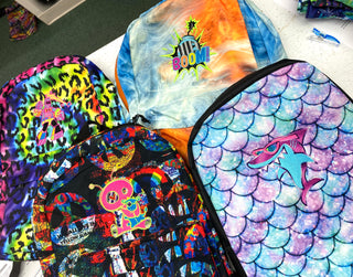 Embroidered Backpack/Diaper Bag