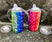 Child Size- 'GLITTER OMBRE' insulated 12 oz SIPPY/STRAW cup