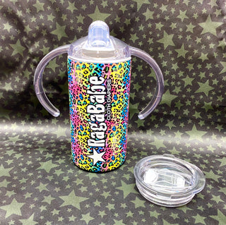 Buy child-size-fluorescent-leopard-insulated-12-oz-sippy-straw-cup RagaBabe Adult and Kids&#39; Insulated Tumblers and Sippies