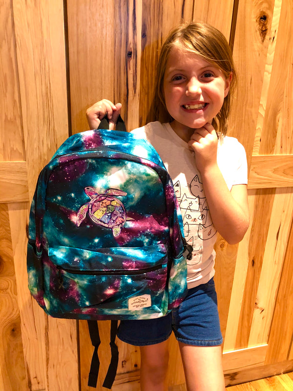 Embroidered Backpack/Diaper Bag