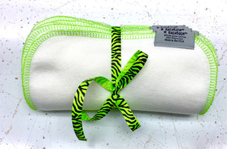 Buy neon-green RagaBabe Organic Cotton Sherpa Cloth Wipes