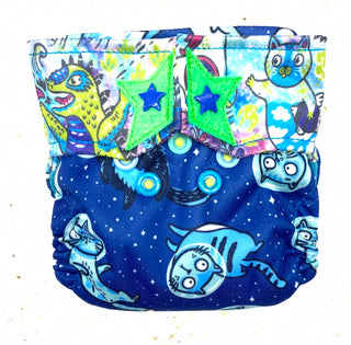 Buy space-cats RagaBabe Newborn All-In-One Cloth Diapers